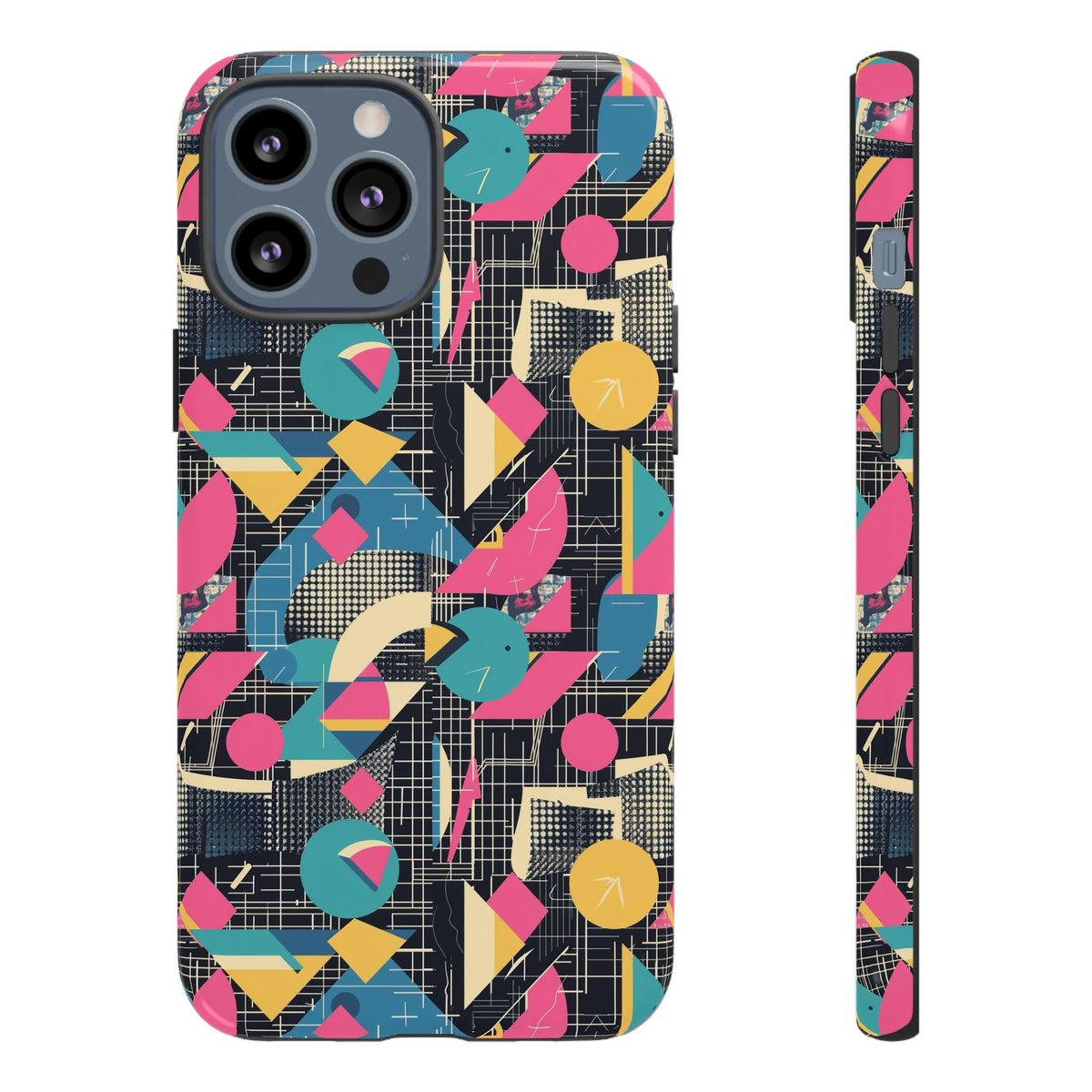 Retro 80s Seamless Phone Case – Vintage Style Meets Modern Protection 266