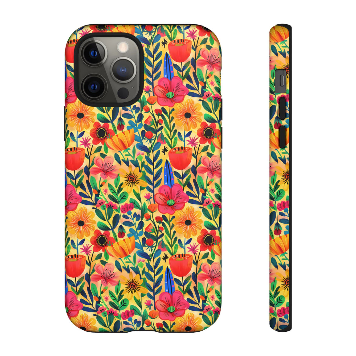 Frida Kahlo's Flower Phone Case – Artistic Elegance for Your Phone 7