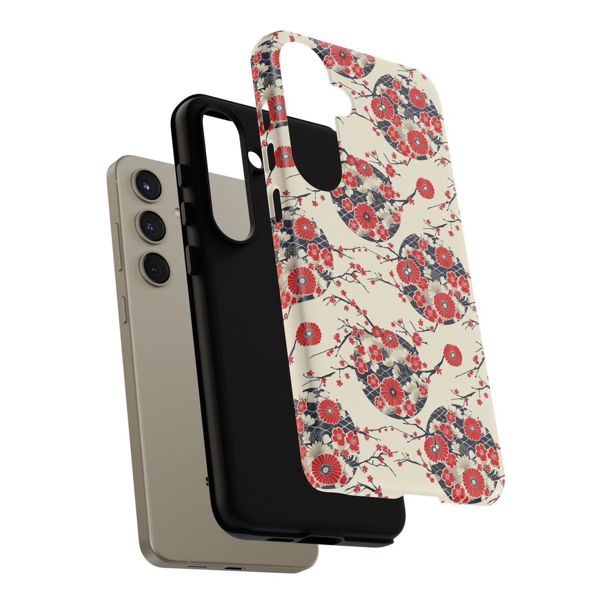 Japanese Pattern Phone Case – Elegant & Timeless Design for Your Phone 138