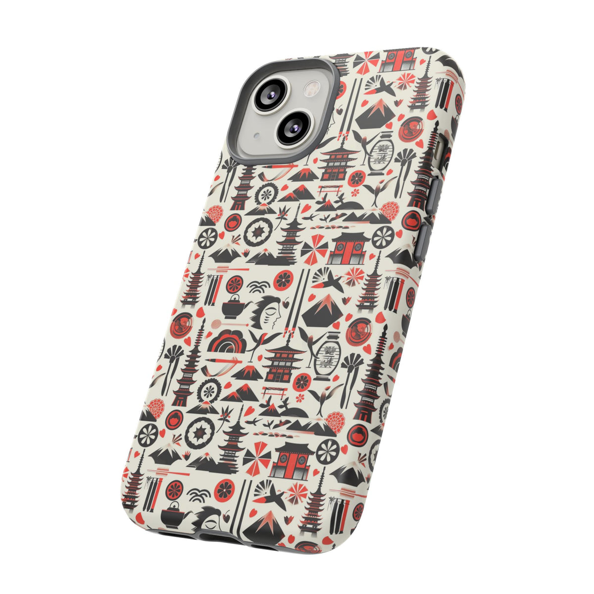 Japanese Pattern Phone Case – Elegant & Timeless Design for Your Phone 006