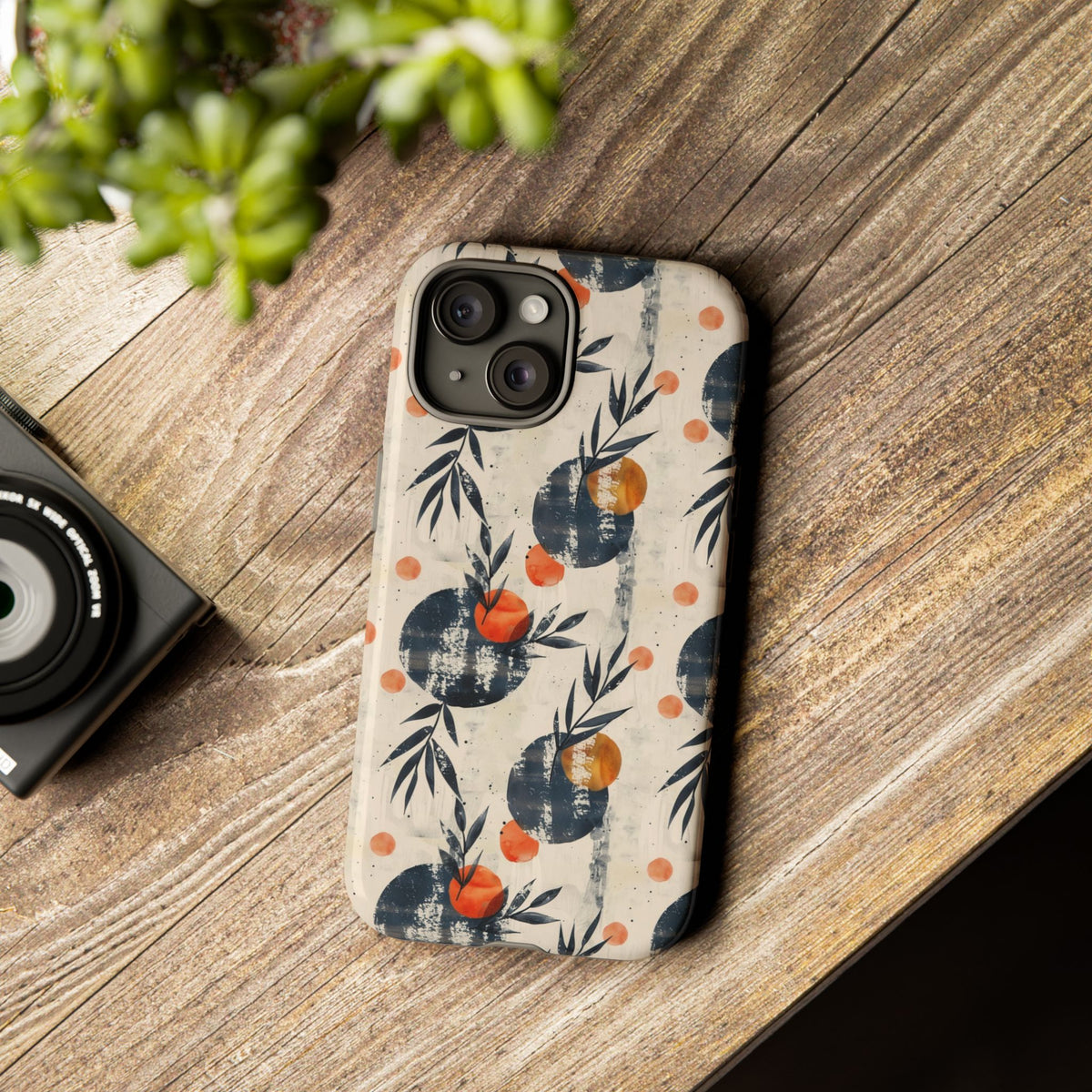 Japanese Pattern Phone Case – Elegant & Timeless Design for Your Phone 088