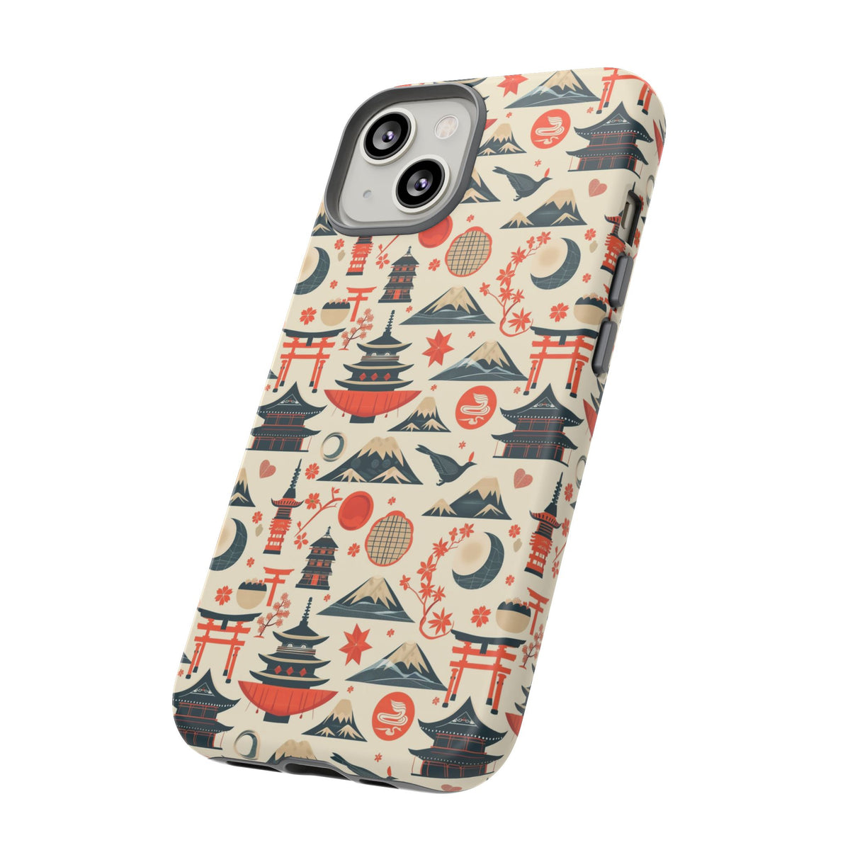 Japanese Pattern Phone Case – Elegant & Timeless Design for Your Phone 140