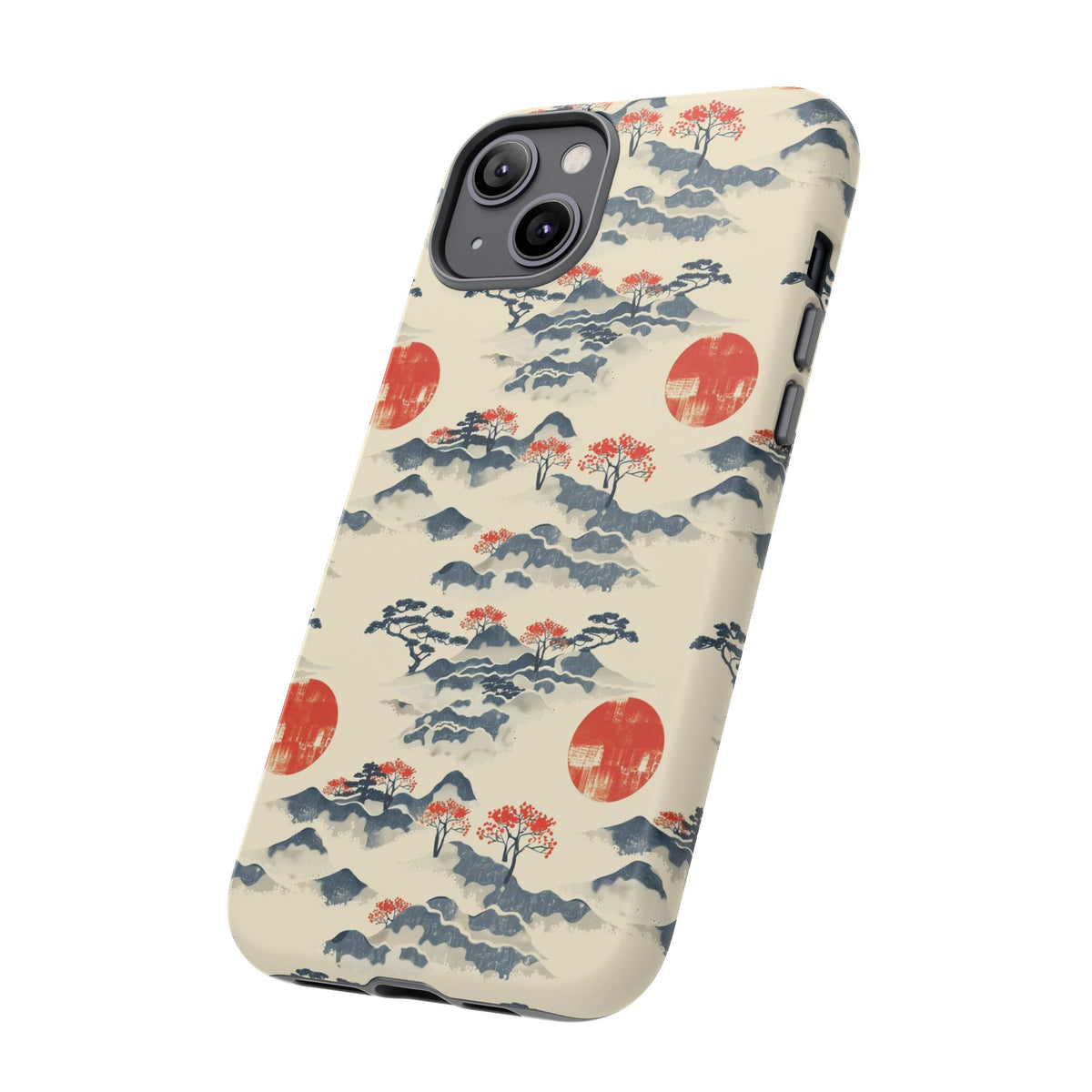 Japanese Pattern Phone Case – Elegant & Timeless Design for Your Phone 085