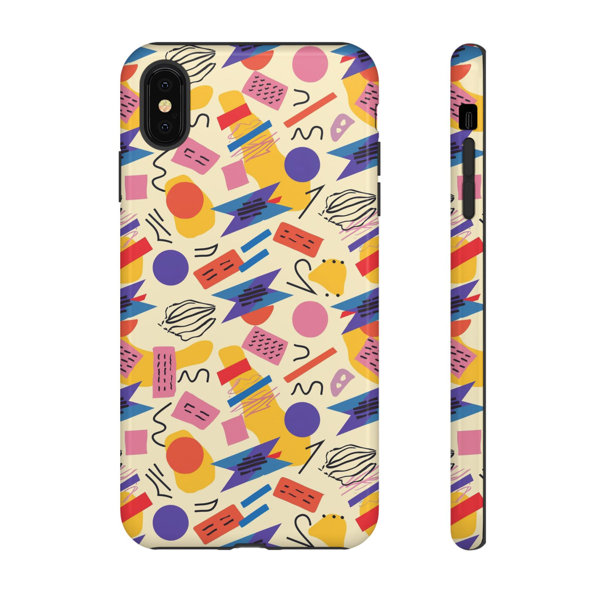 90s Themed Seamless Pattern Phone Case – Embrace Retro Style and Protection 270