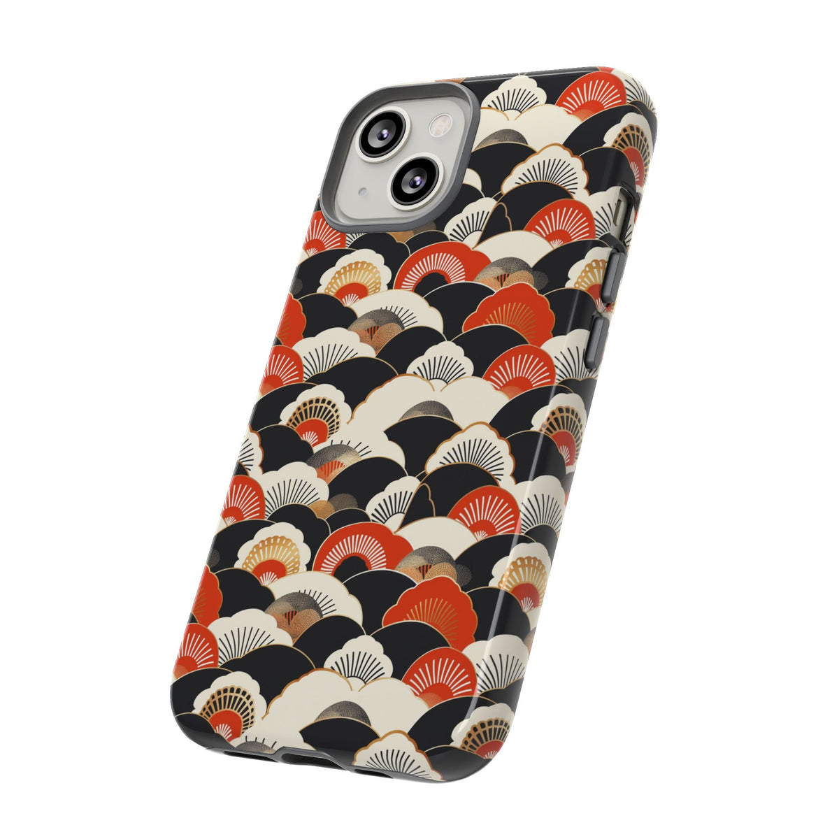 Japanese Pattern Phone Case – Elegant & Timeless Design for Your Phone 080