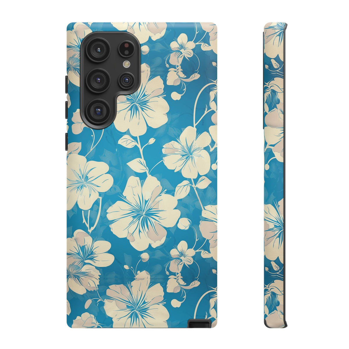 Blue Floral Seamless Pattern Phone Case