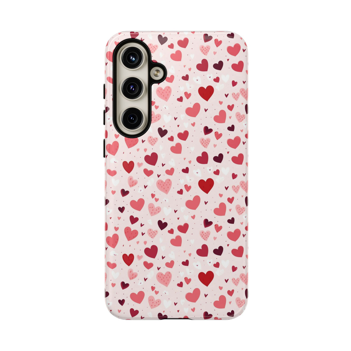 Heart Pattern Phone Case – Stylish & Loving Design for Your Device 817