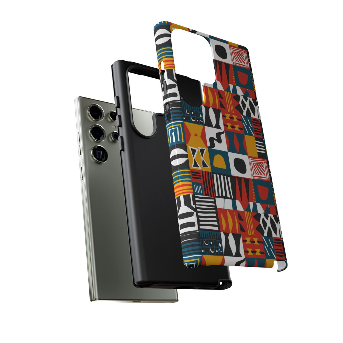 Stylish African Pattern Phone Case – Unique and Vibrant Protection 076