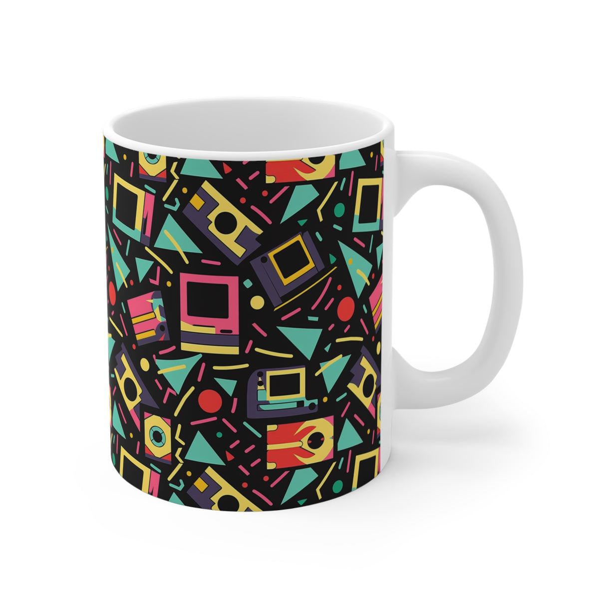 90s Retro Coffee Mug - Full Wrap Design 599