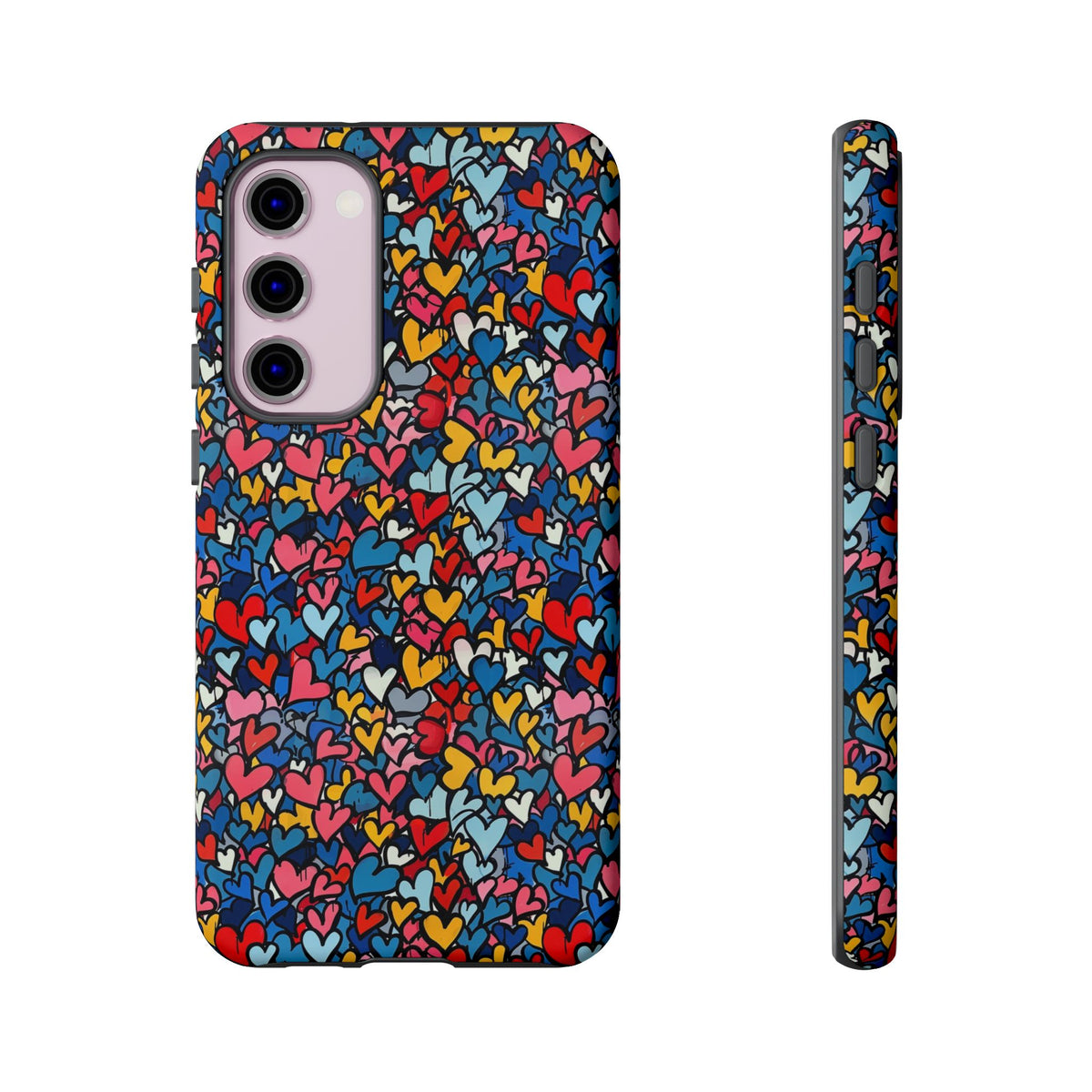 Heart Pattern Phone Case – Stylish & Loving Design for Your Device 820