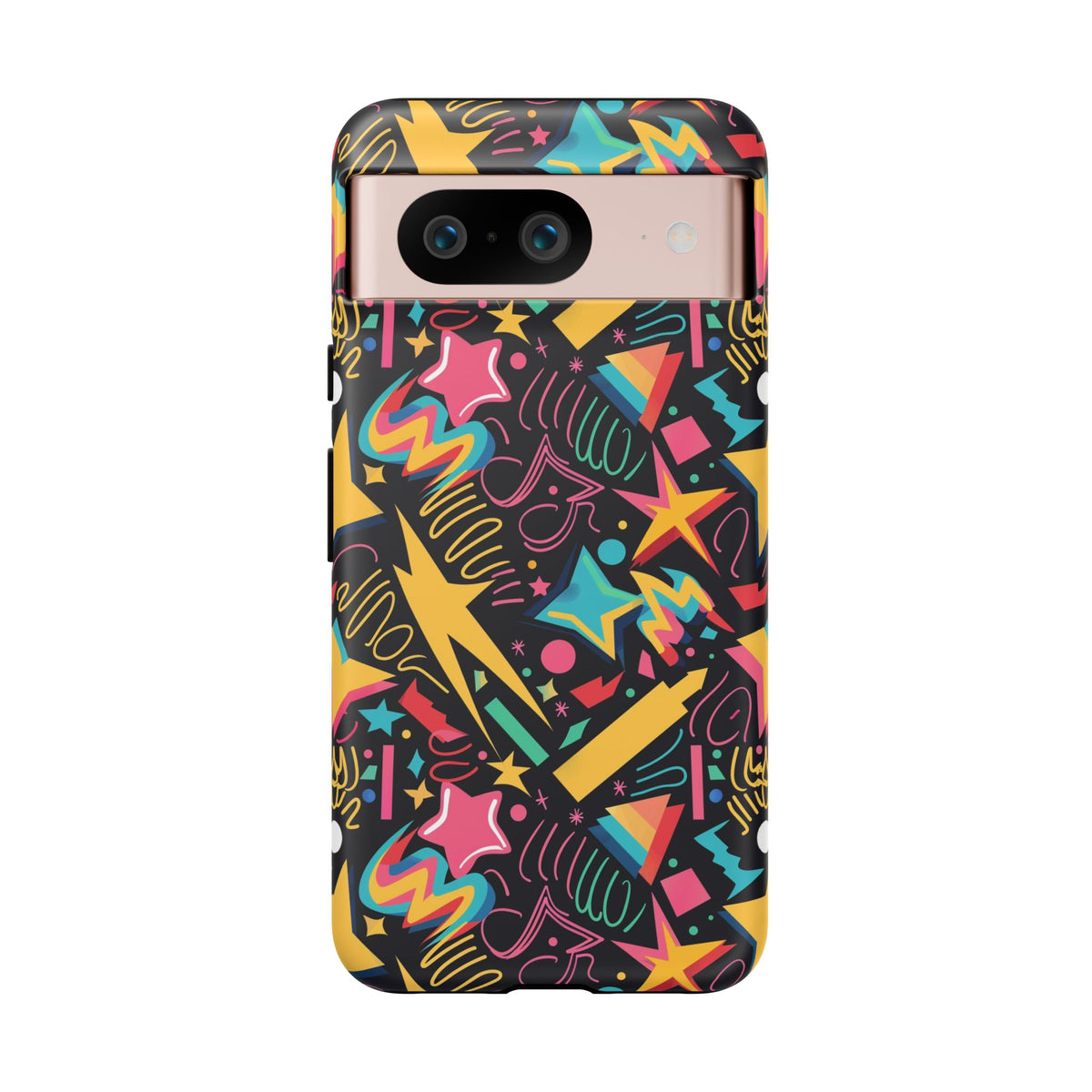 90s Themed Seamless Pattern Phone Case – Embrace Retro Style and Protection 232