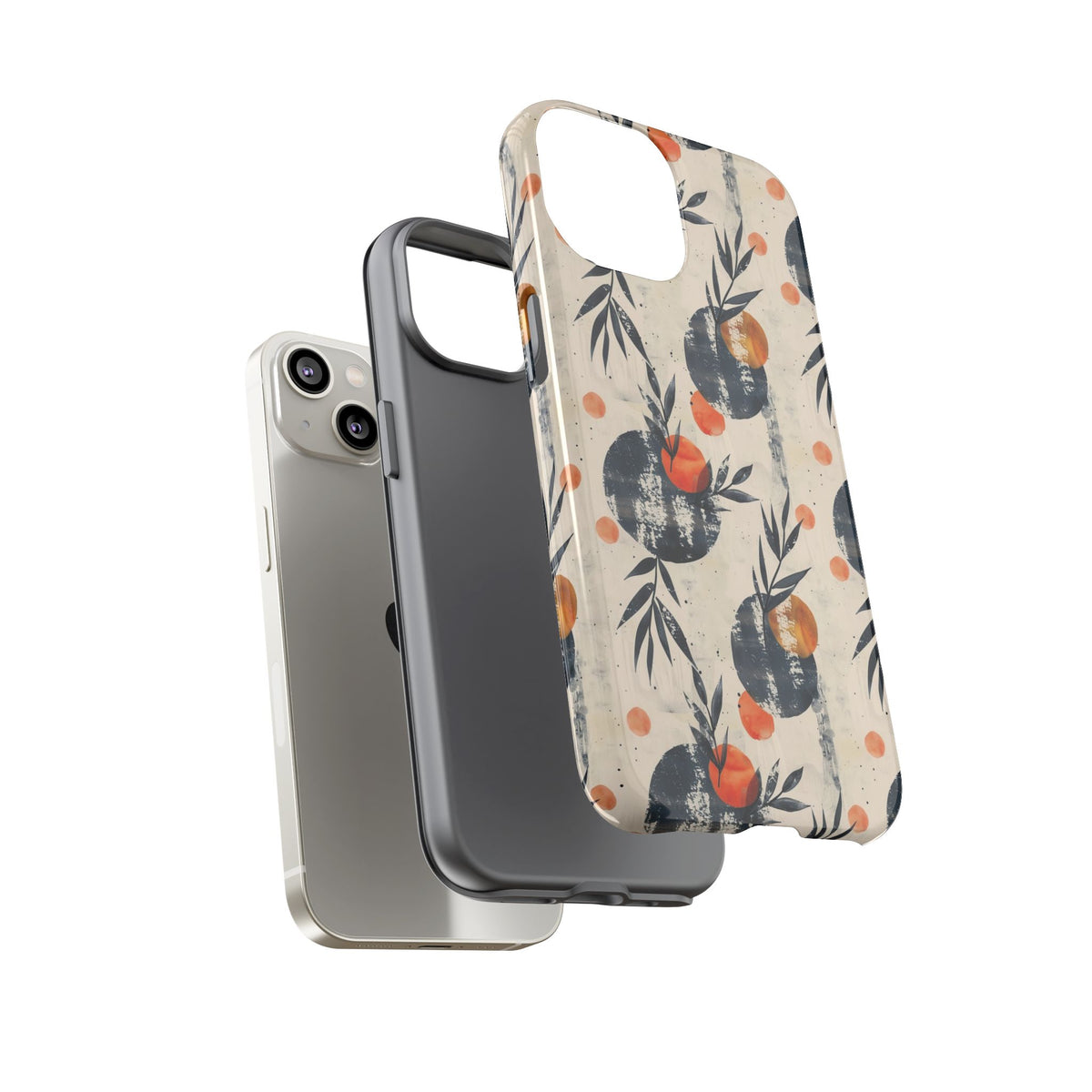 Japanese Pattern Phone Case – Elegant & Timeless Design for Your Phone 088