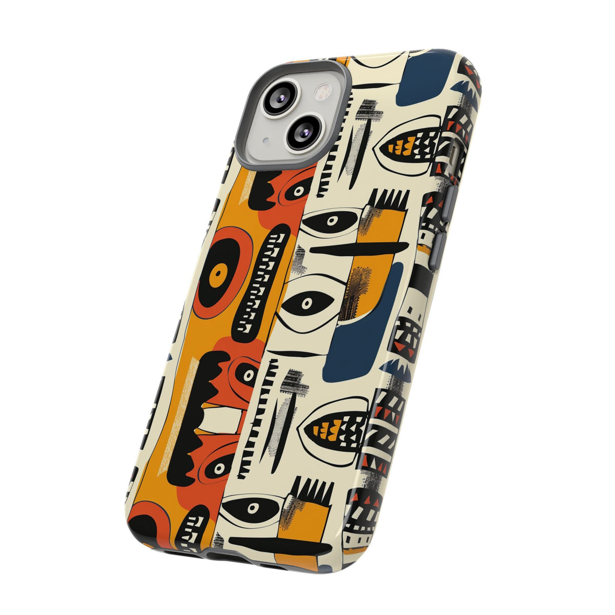 Stylish African Pattern Phone Case – Unique and Vibrant Protection 204