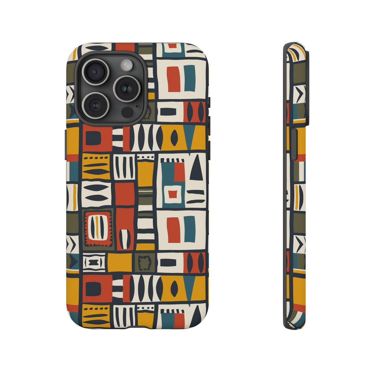 Stylish African Pattern Phone Case – Unique and Vibrant Protection 013