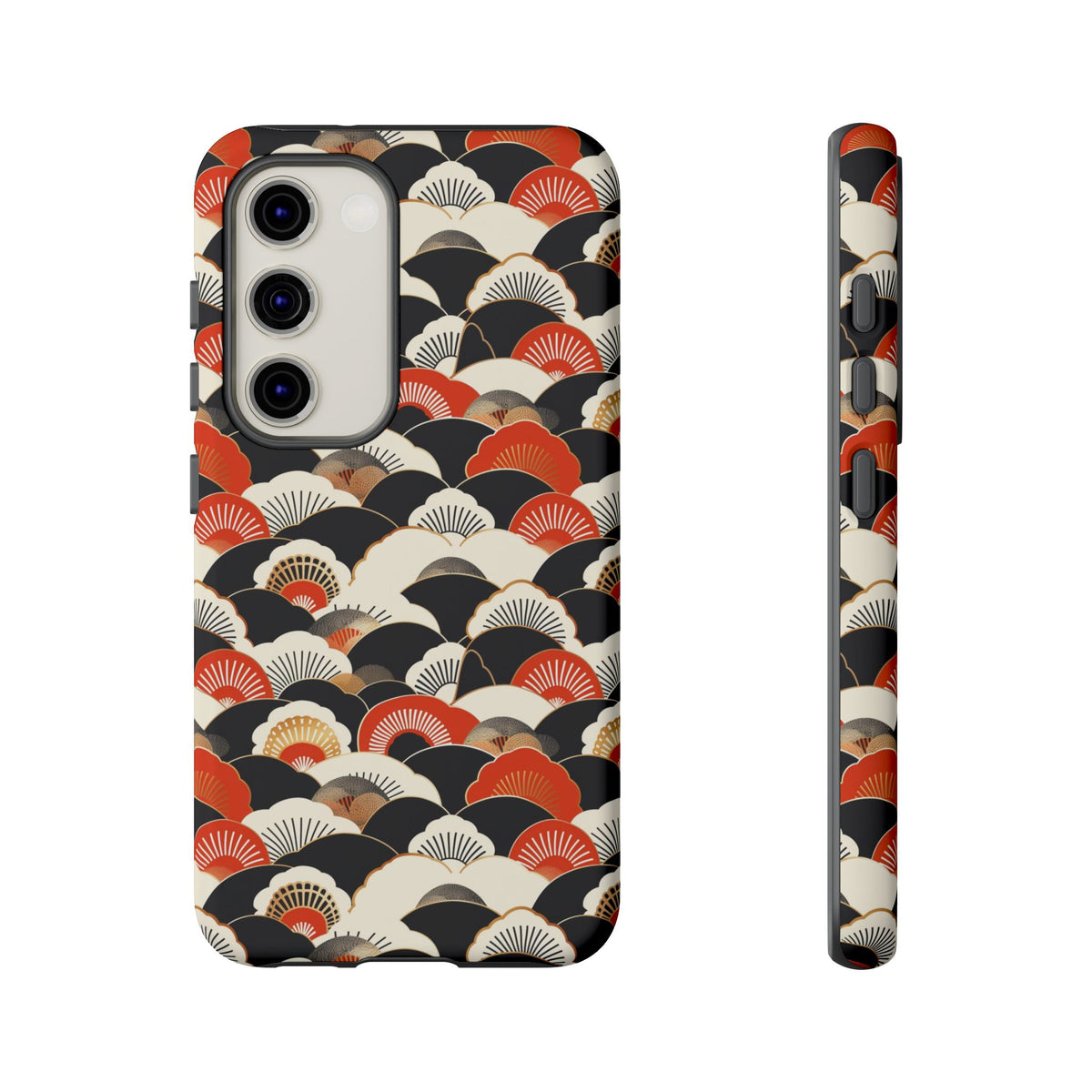 Japanese Pattern Phone Case – Elegant & Timeless Design for Your Phone 080