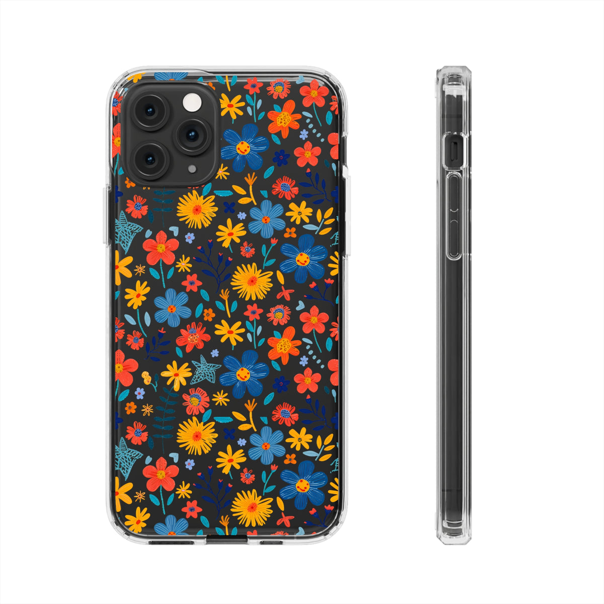 Wild Flowers Garden Stitch Phone Case – Nature-Inspired Floral Design 4