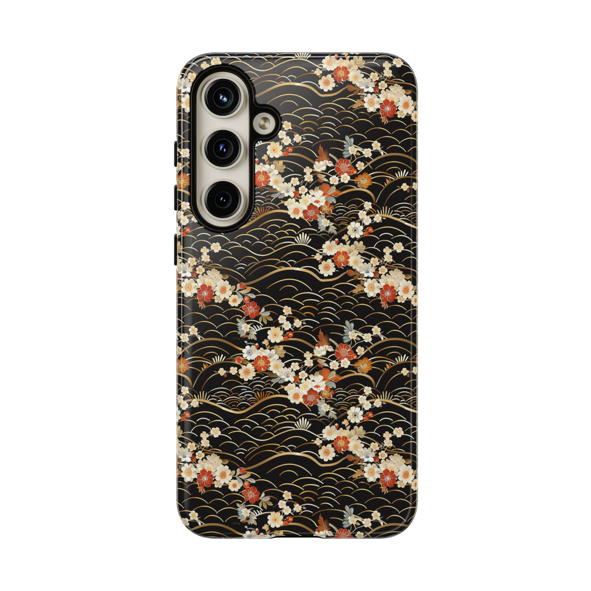 Japanese Pattern Phone Case – Elegant & Timeless Design for Your Phone 097