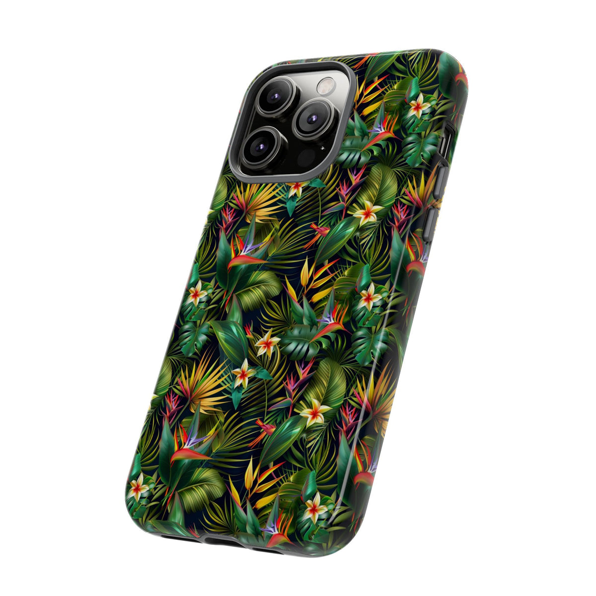 Jungle Pattern Phone Case – Exotic & Lush Design for Your Phone 348