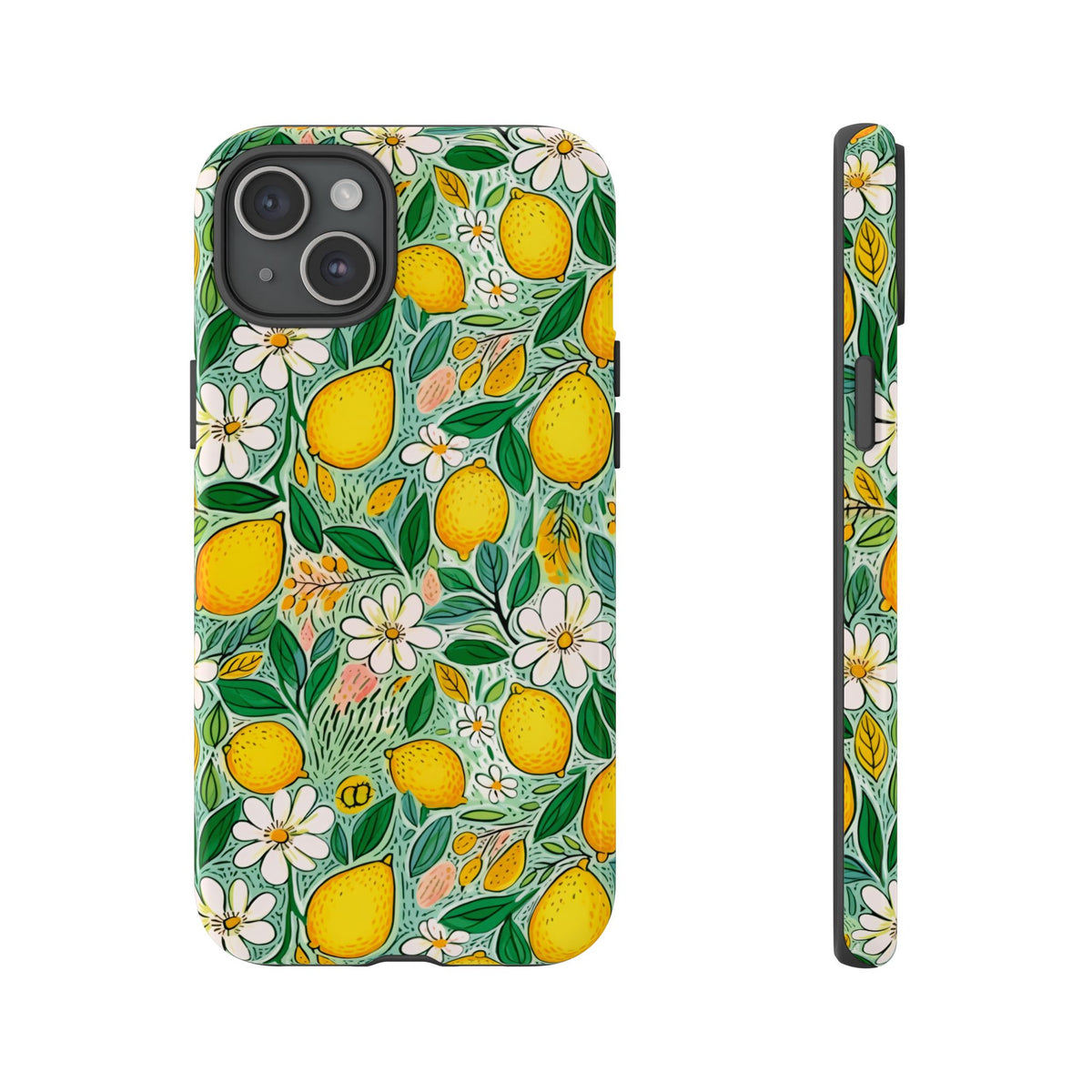 Cute Summer Lemons Phone Case – Refreshing Citrus Design for Your Phone 3