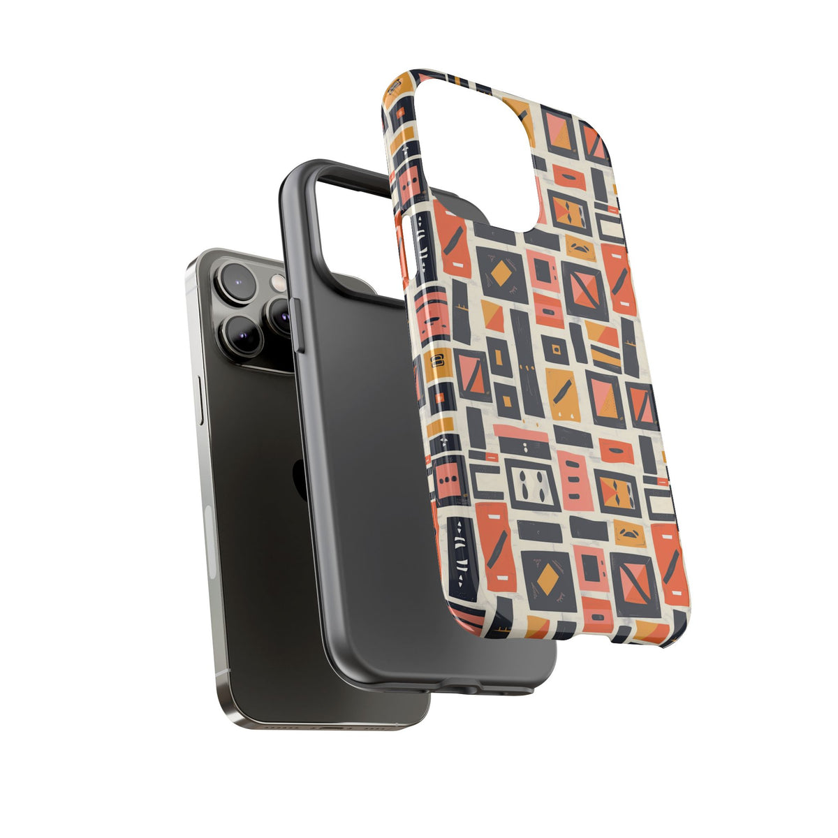 Stylish African Pattern Phone Case – Unique and Vibrant Protection 087