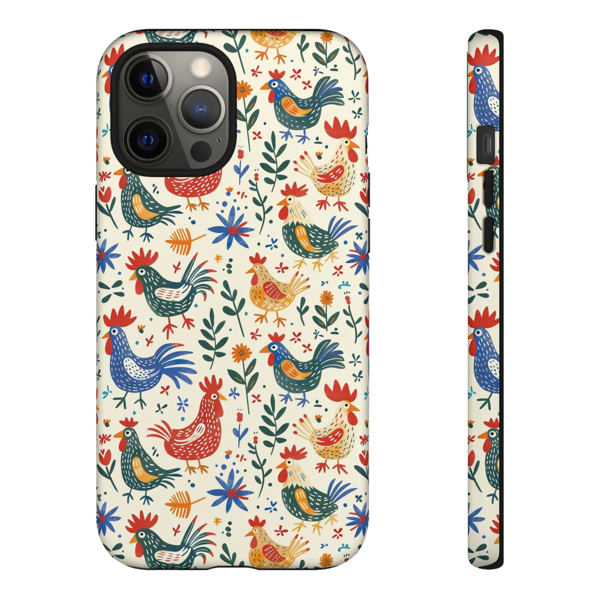 Birds Seamless Pattern Phone Case – Elegant and Timeless Avian Design 8