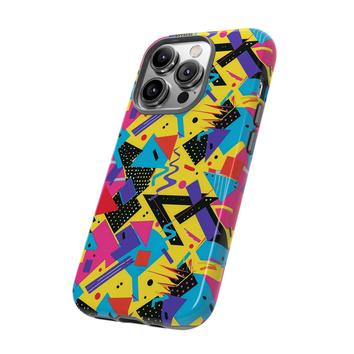 90s Themed Seamless Pattern Phone Case – Embrace Retro Style and Protection 223