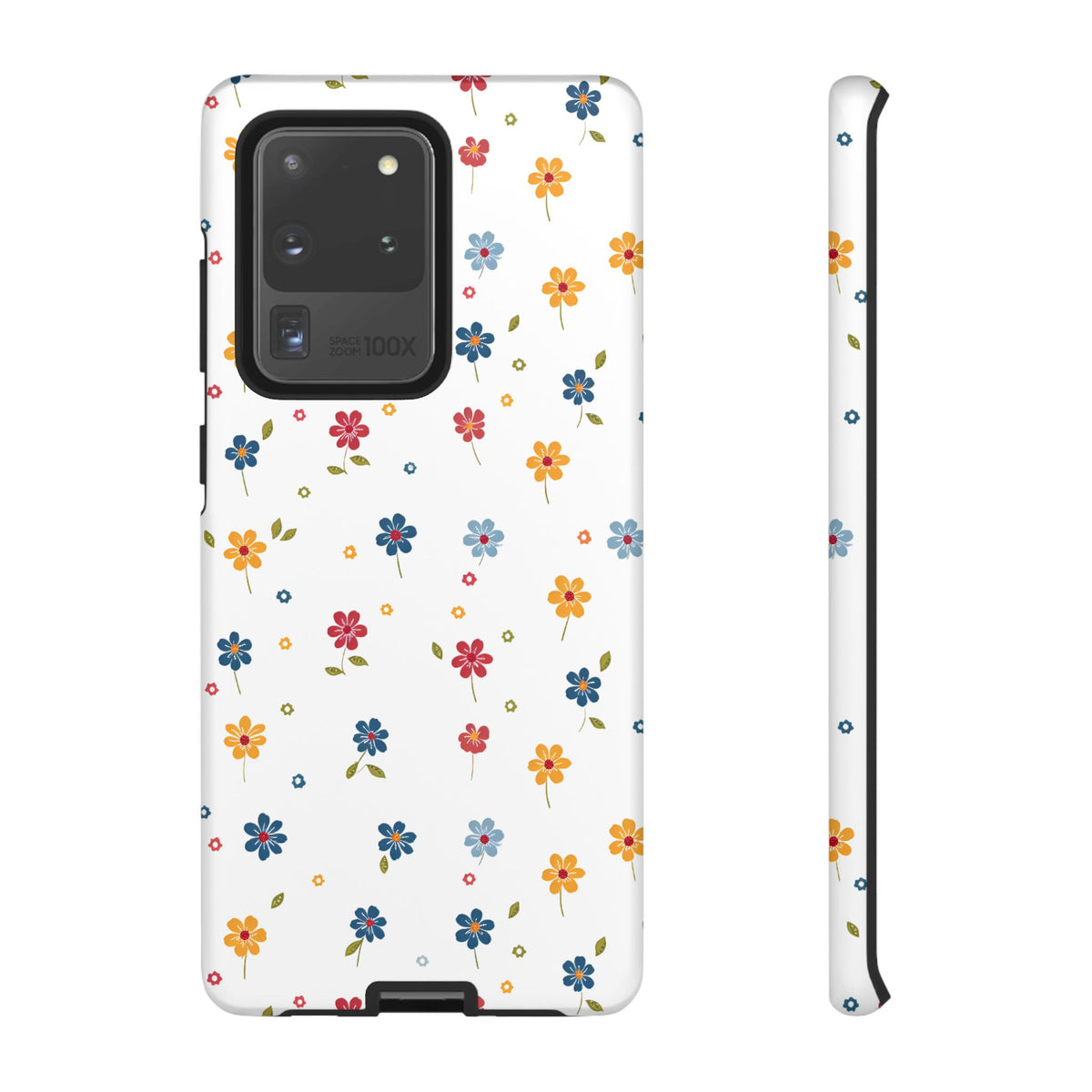 Wild Flowers Garden Stitch Phone Case – Nature-Inspired Floral Design