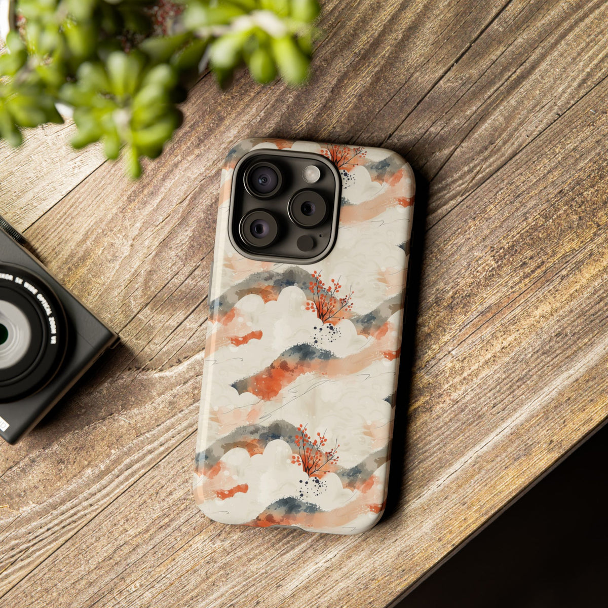 Japanese Pattern Phone Case – Elegant & Timeless Design for Your Phone 017