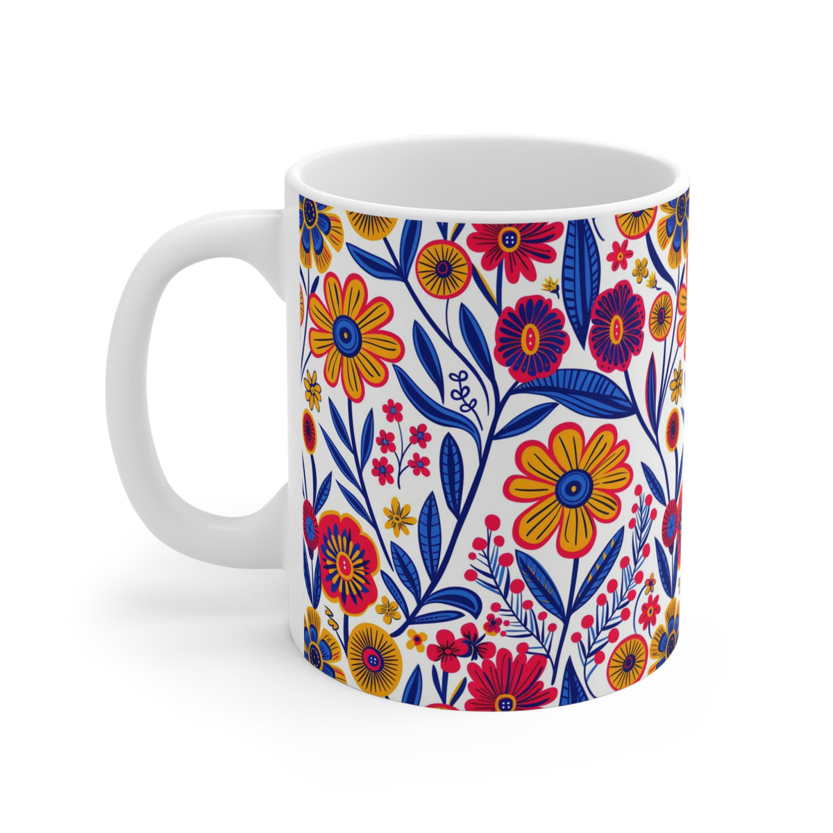 Groove Floral Bohemian Coffee Mug – Perfect for Free Spirits  (20)