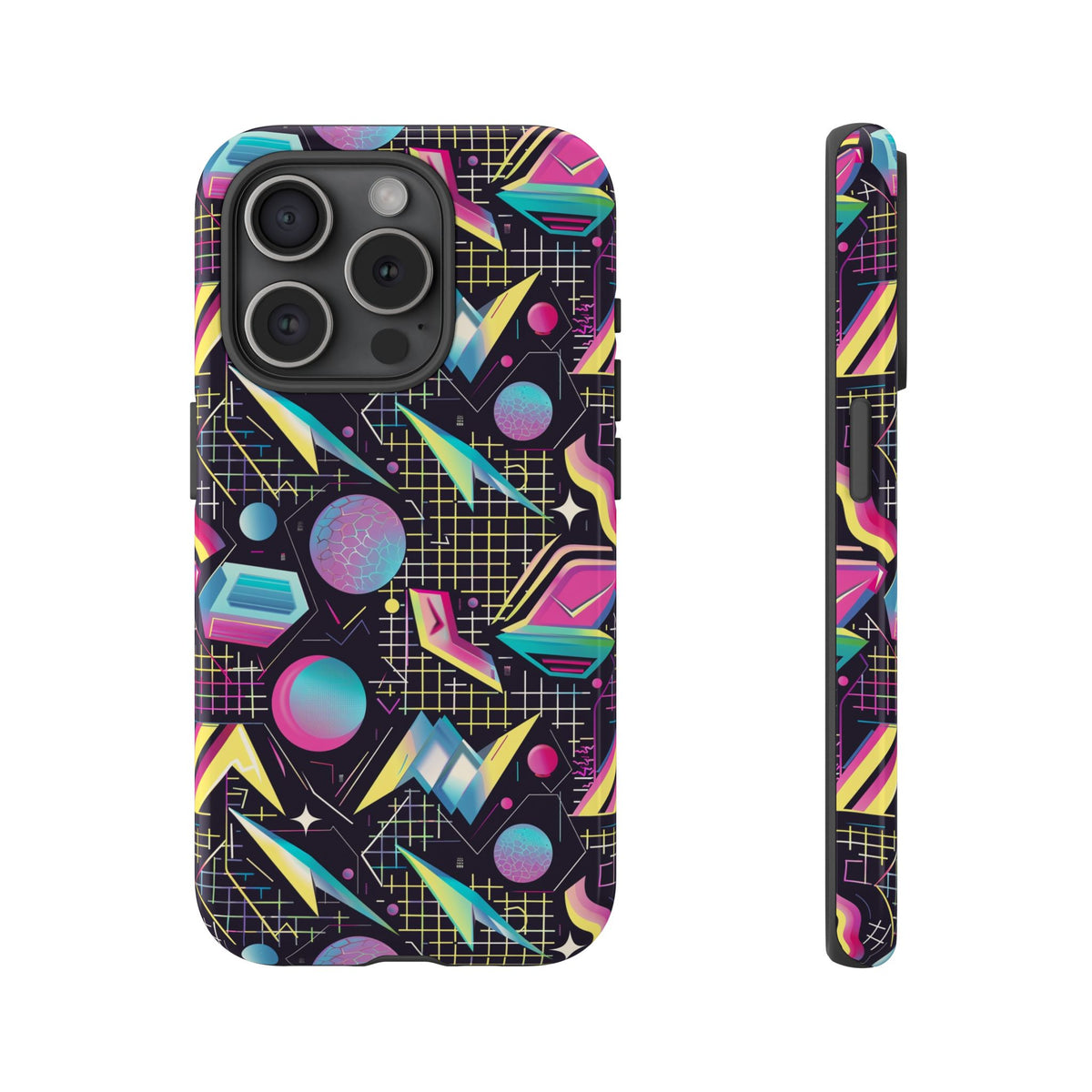 Retro 80s Seamless Phone Case – Vintage Style Meets Modern Protection 086