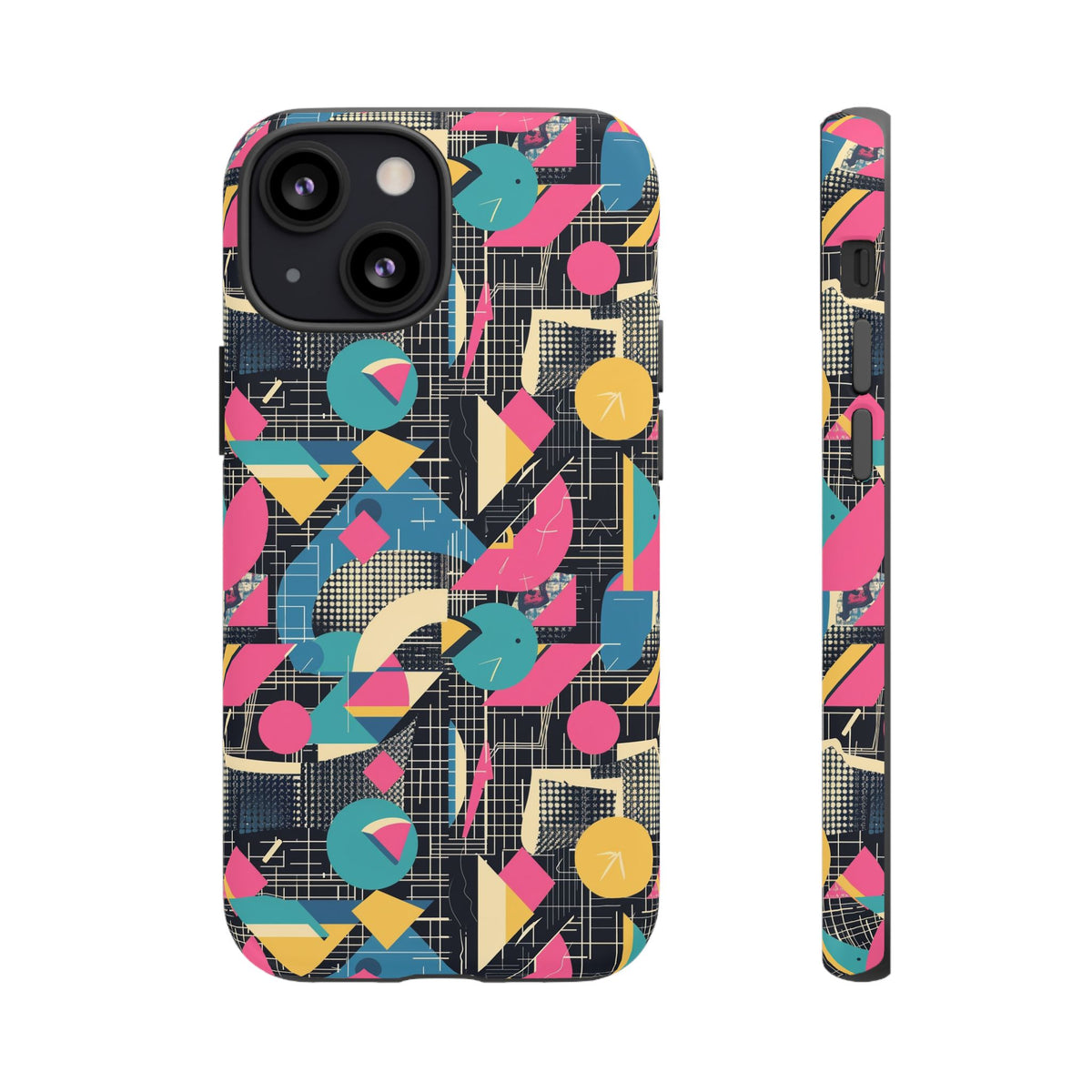 Retro 80s Seamless Phone Case – Vintage Style Meets Modern Protection 266