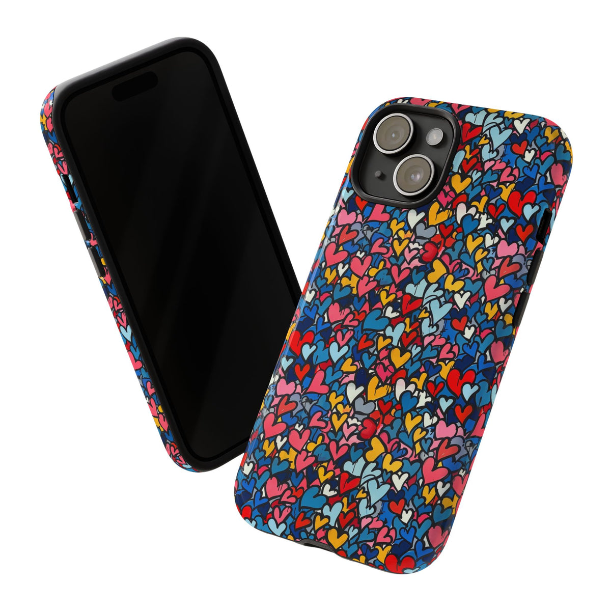 Heart Pattern Phone Case – Stylish & Loving Design for Your Device 820