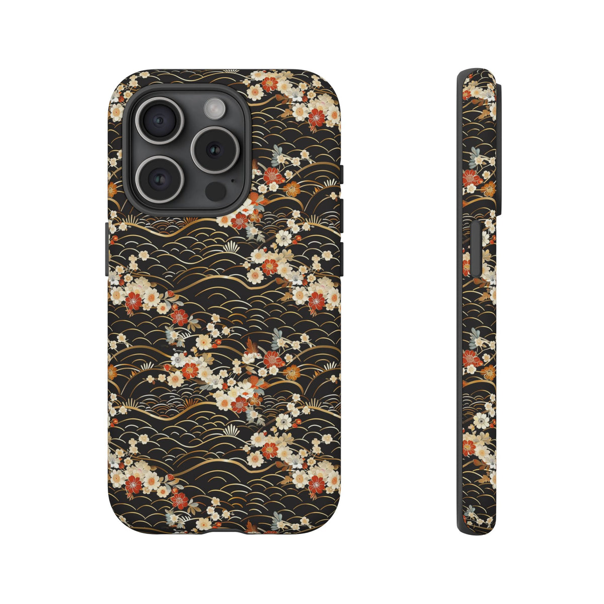 Japanese Pattern Phone Case – Elegant & Timeless Design for Your Phone 097