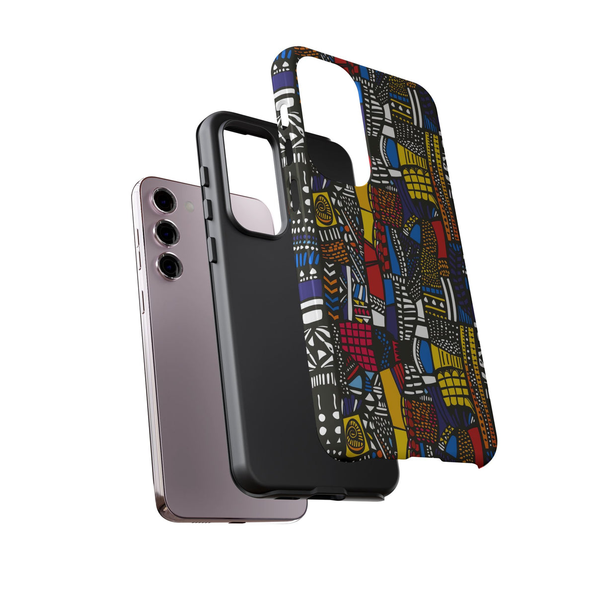 Stylish African Pattern Phone Case – Unique and Vibrant Protection 201