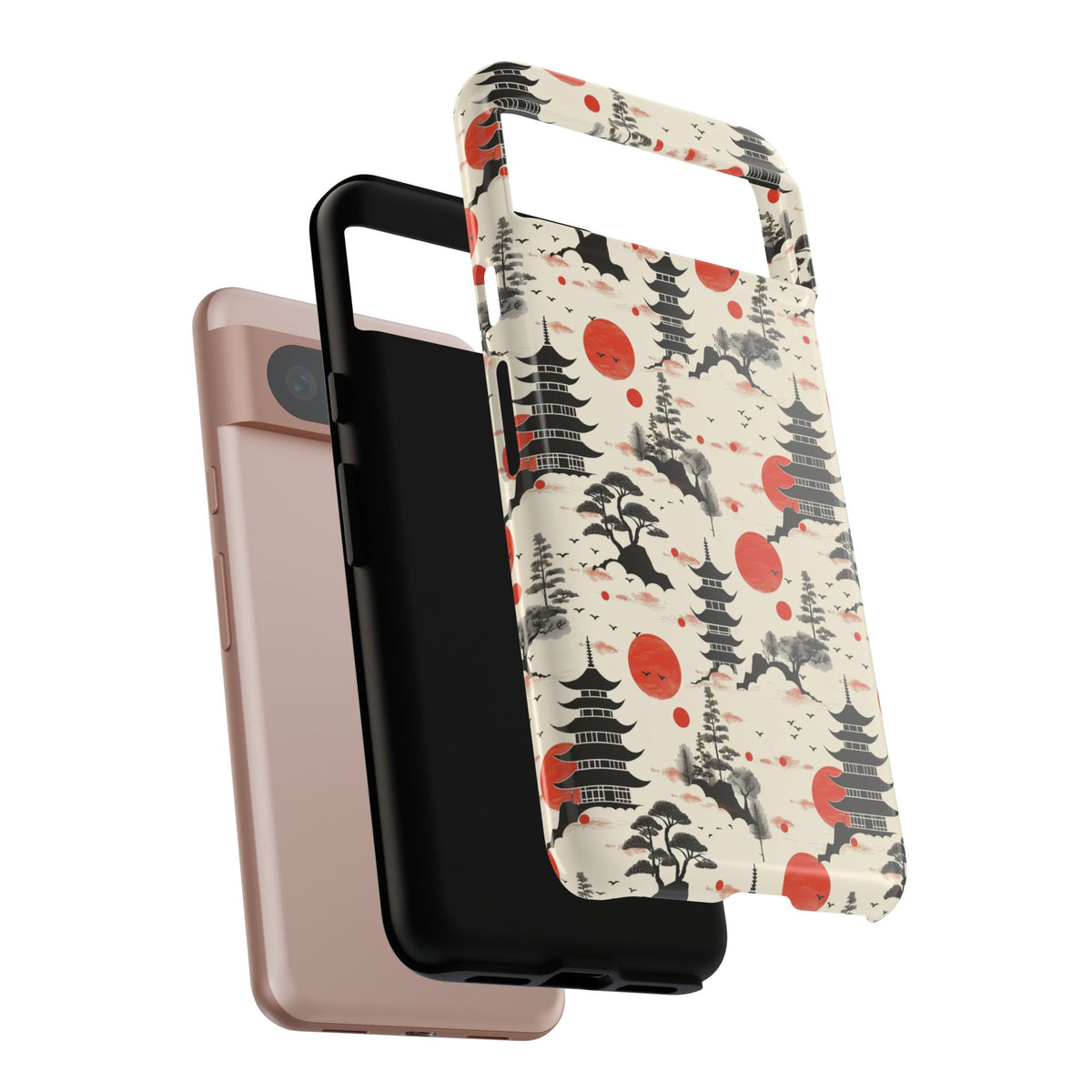 Japanese Pattern Phone Case – Elegant & Timeless Design for Your Phone 152