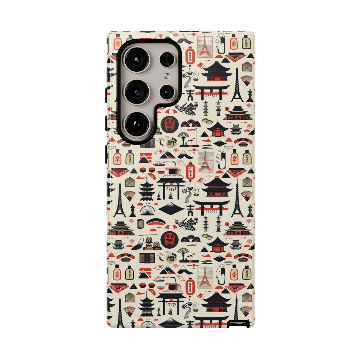 Japanese Pattern Phone Case – Elegant & Timeless Design for Your Phone 010