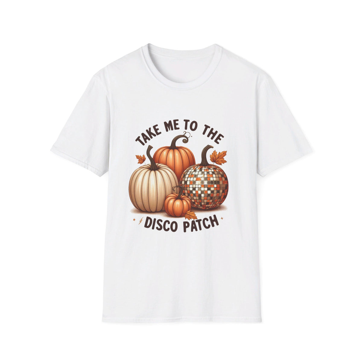 Disco Patch Unisex Softstyle T-Shirt