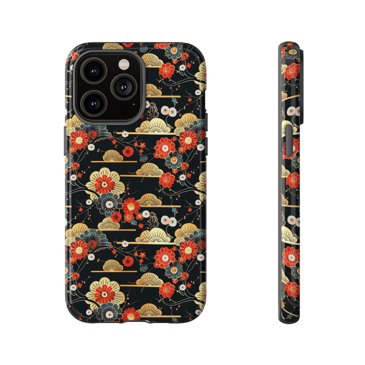 Japanese Pattern Phone Case – Elegant & Timeless Design for Your Phone 063