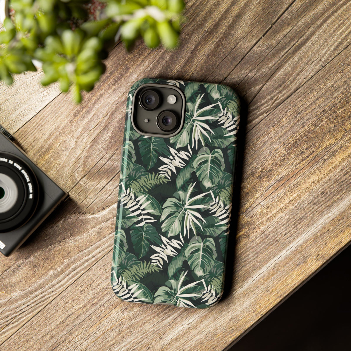 Jungle Pattern Phone Case – Exotic & Lush Design for Your Phone 351