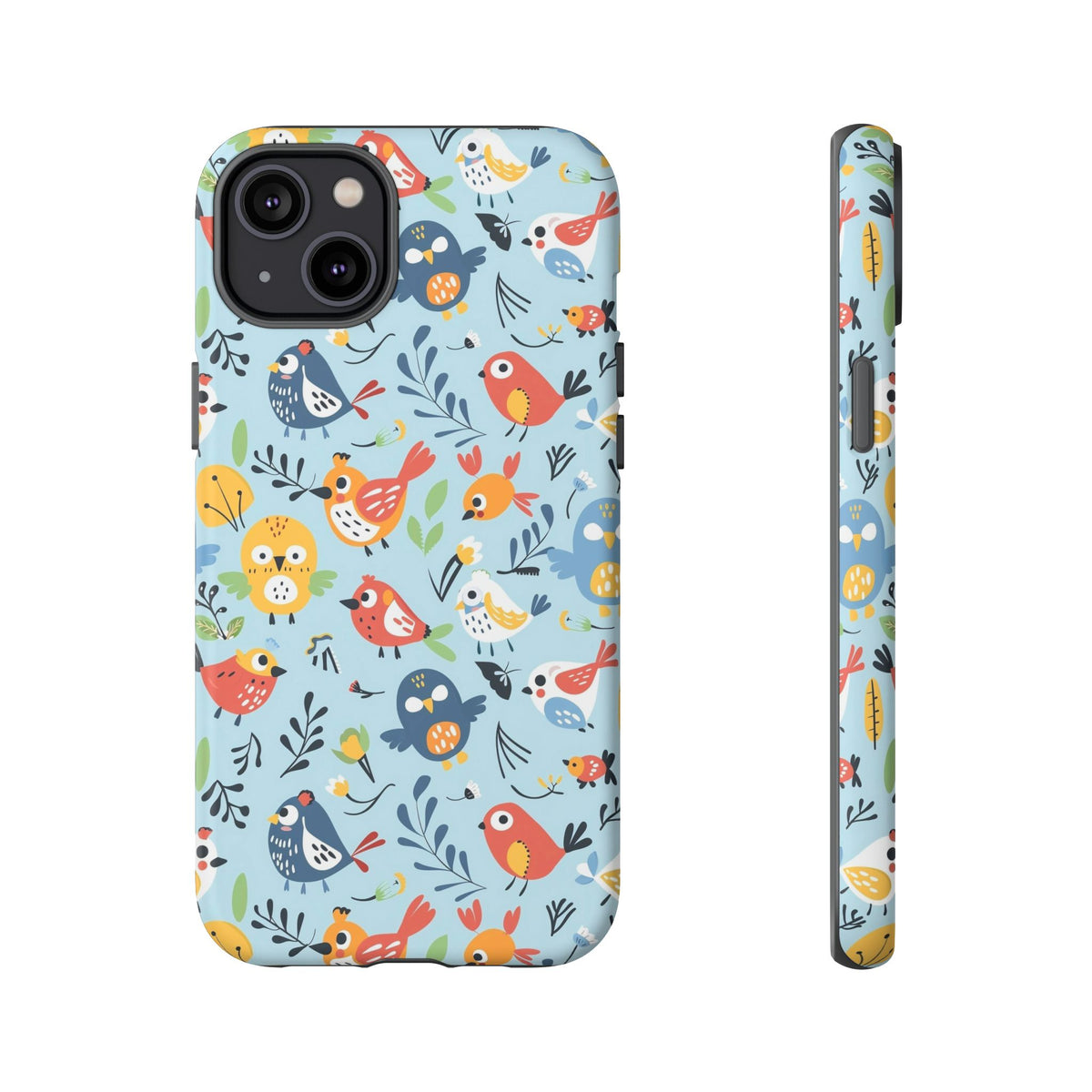 Birds Seamless Pattern Phone Case – Elegant and Timeless Avian Design 7