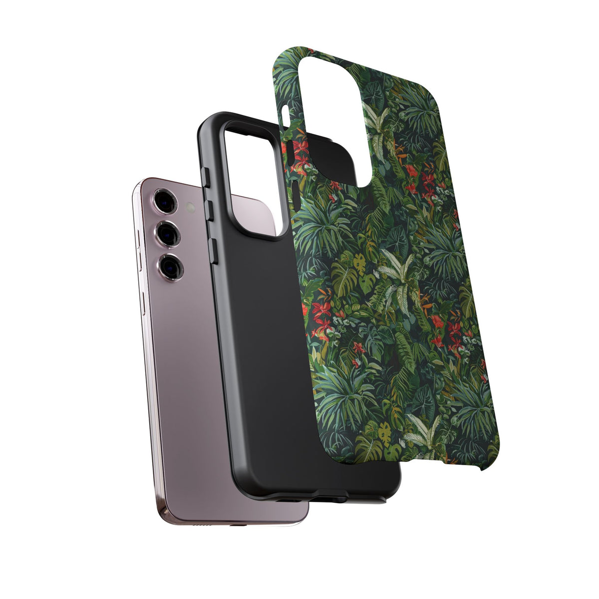 Jungle Pattern Phone Case – Exotic & Lush Design for Your Phone 323