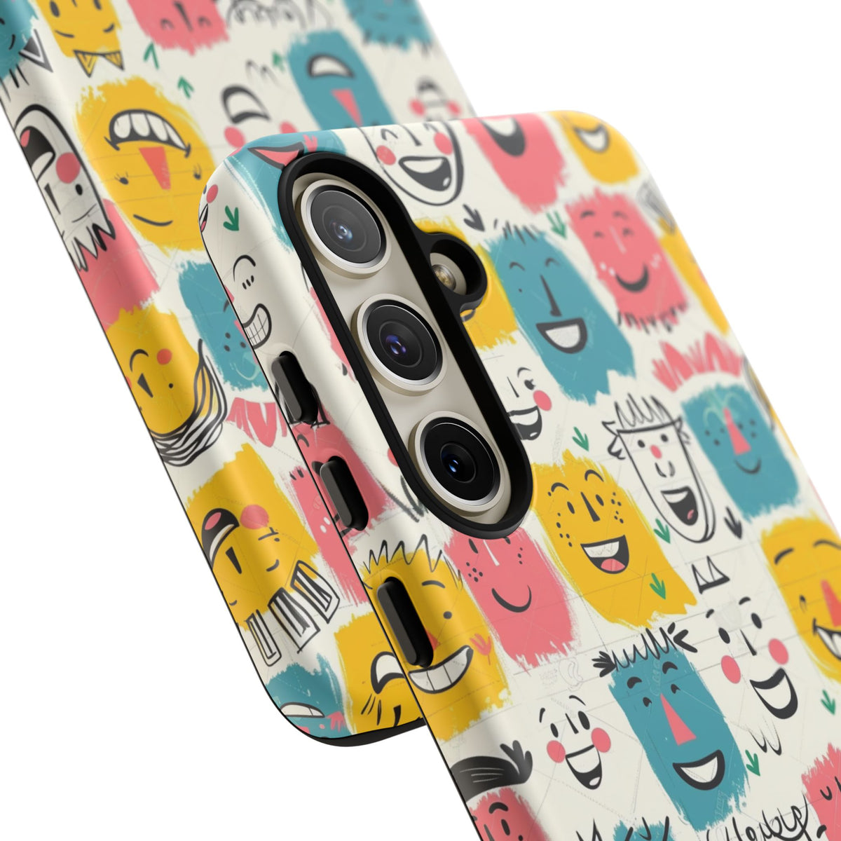 Happy Faces Phone Case – Joyful and Cheerful Design for a Bright Look