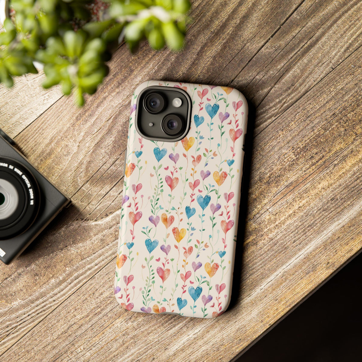 Heart Pattern Phone Case – Stylish & Loving Design for Your Device 226