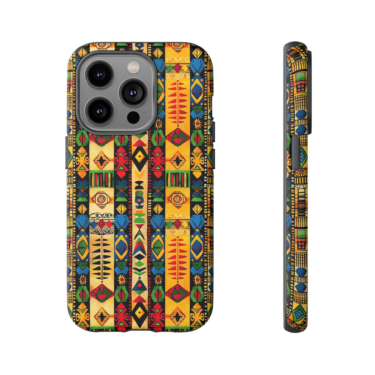 Stylish African Pattern Phone Case – Unique and Vibrant Protection 163