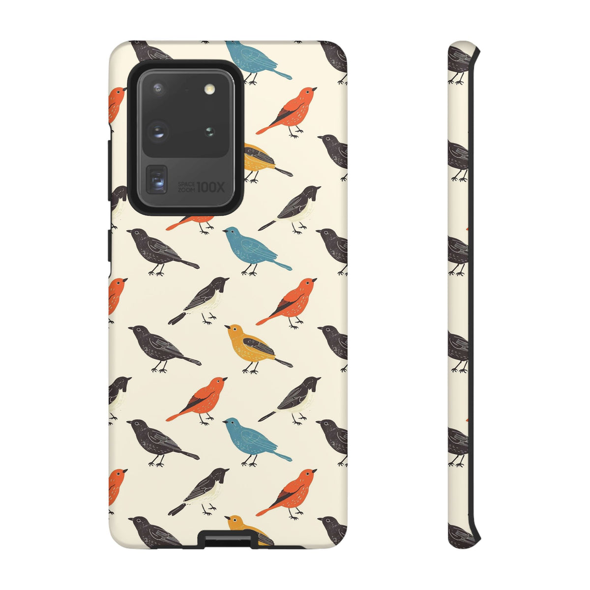 Birds Seamless Pattern Phone Case – Elegant and Timeless Avian Design 5