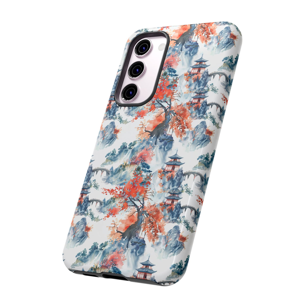 Japanese Pattern Phone Case – Elegant & Timeless Design for Your Phone 043