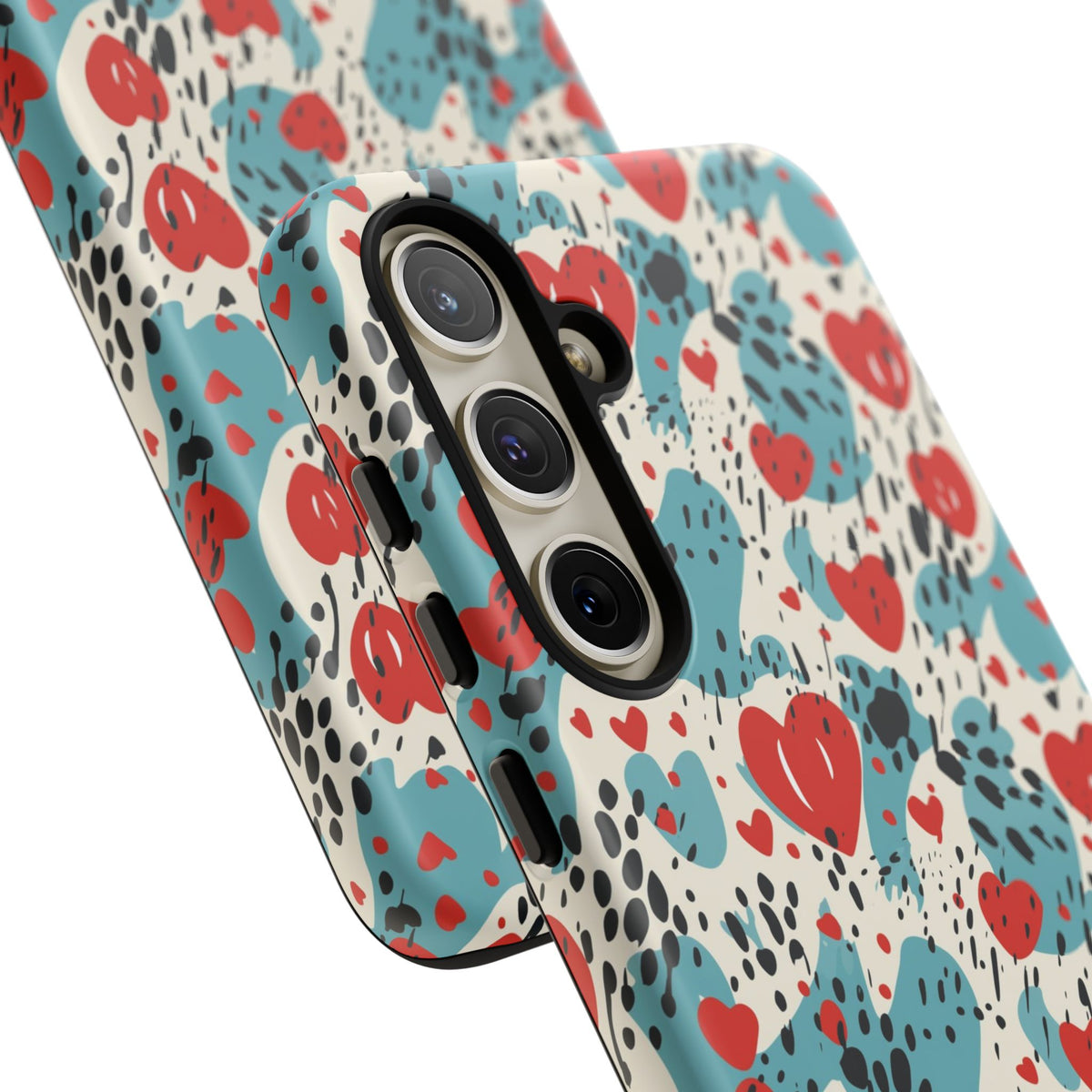 Heart Pattern Phone Case – Stylish & Loving Design for Your Device 822