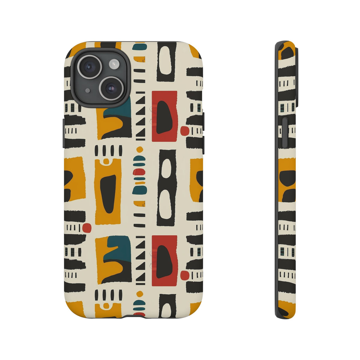 Stylish African Pattern Phone Case – Unique and Vibrant Protection 260