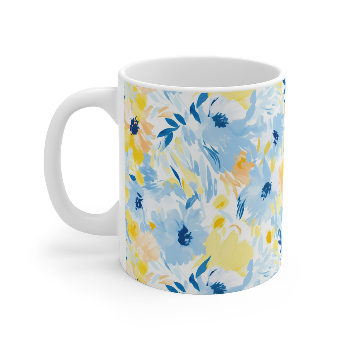 Various Watercolor Design All Over Coffee Mug – Unique Artistic Ceramic Coffee Cup 122