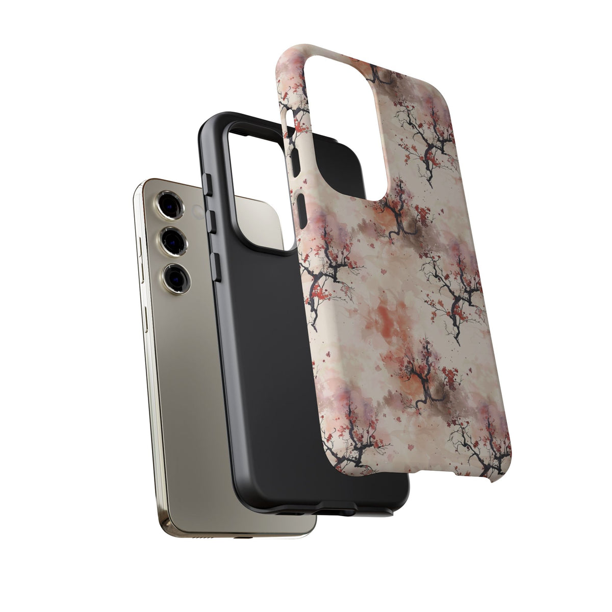 Japanese Pattern Phone Case – Elegant & Timeless Design for Your Phone 074